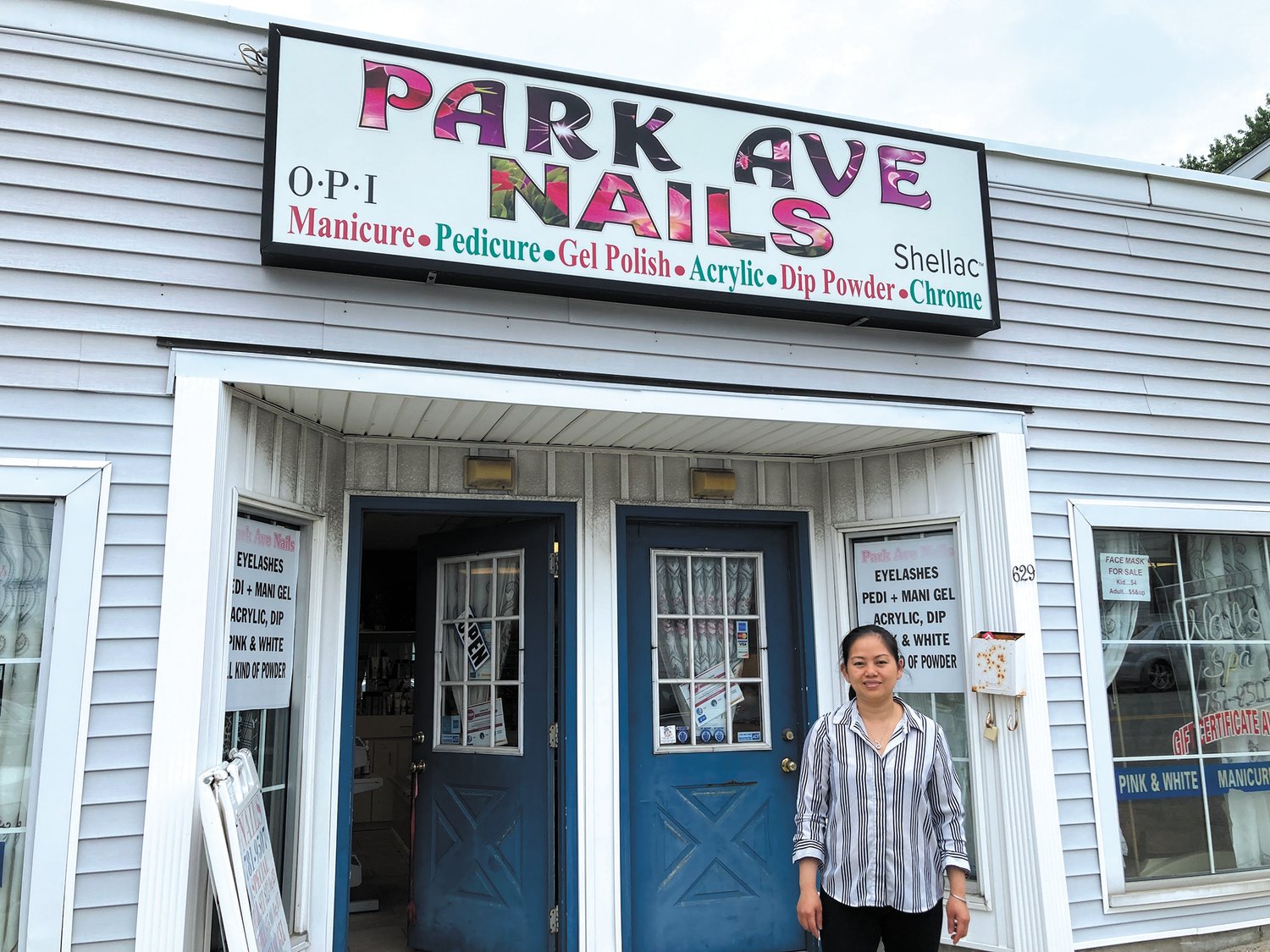 WHEN WILL THE BRIDGE REOPEN: Bit Ruong of Park Ave Nails has been in business for 15 years. Located not even a quarter of a mile from the bridge construction, business has been hurt and she is hoping it will soon reopen.